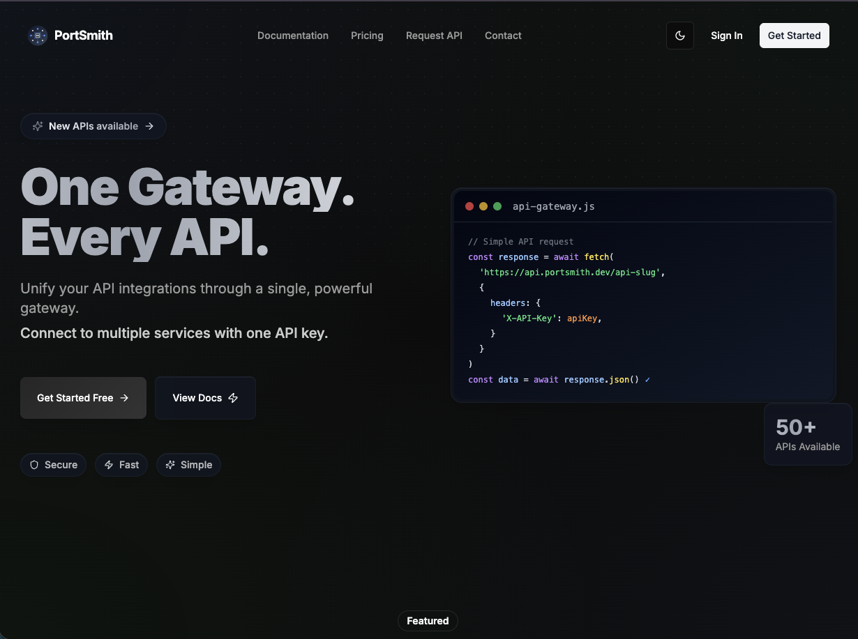 Portsmith.dev